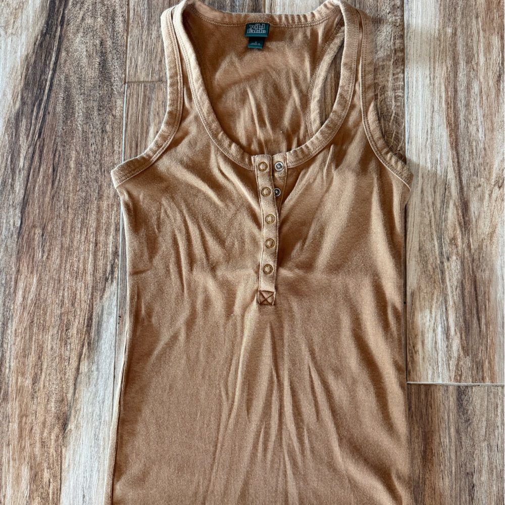 Sleeveless Tan Top
